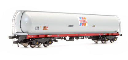 Pre-Owned TEA TG Bogie Tank Wagon TOTAL (Grey) '85971'