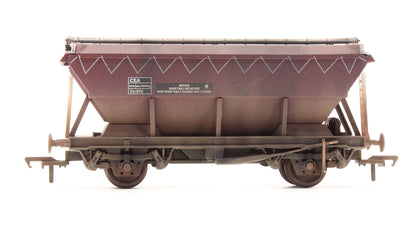 Pre-Owned 46 Tonne GLW Covered Hopper Wagon CEA EWS - Custom Weathered
