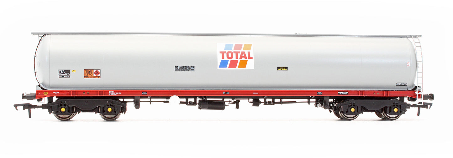 Pre-Owned TEA TG Bogie Tank Wagon TOTAL (Grey) '85971'