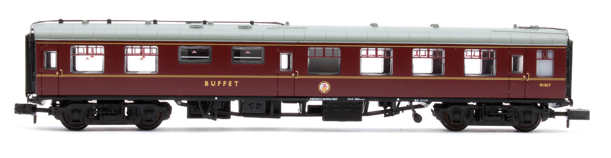 Graham Farish 374-107C BR Mk1 RMB Restaurant Miniature Buffet BR Maroon ...