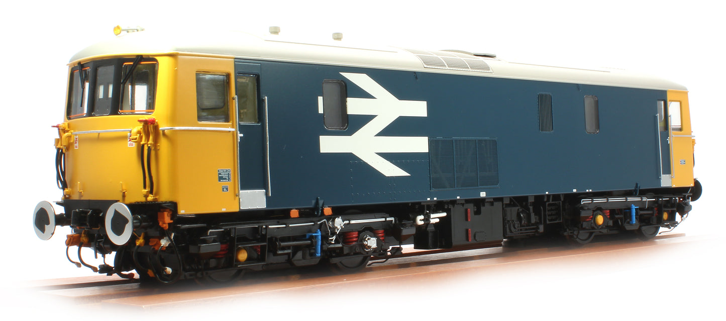 Class 73/1 BR Large Logo Blue Unnumbered Electro Diesel Locomotive