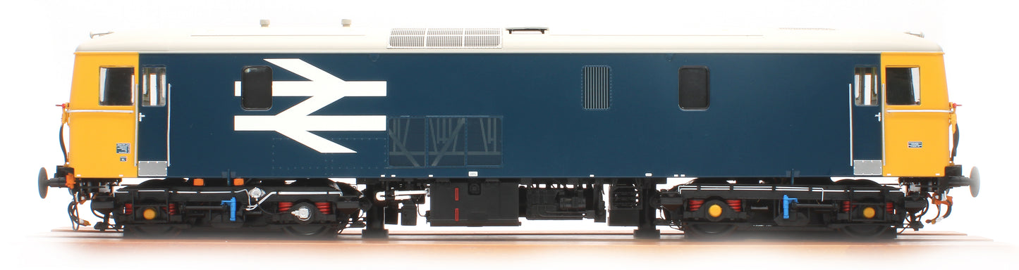 Class 73/1 BR Large Logo Blue Unnumbered Electro Diesel Locomotive