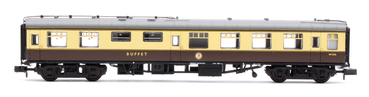 Pre-Owned 374-109B BR Mk1 RMB Restaurant Miniature Buffet BR (WR) Chocolate & Cream W1816