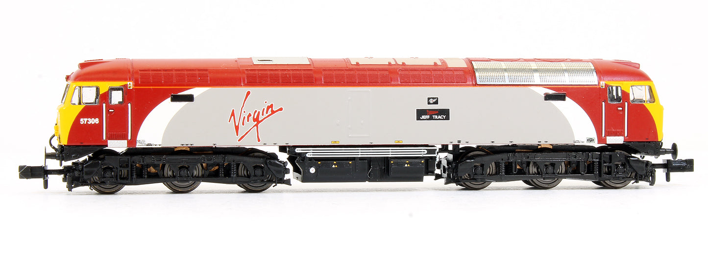 Pre-Owned Class 57 306 "Jeff Tracy" Virgin Diesel Locomotive - DCC Fitted