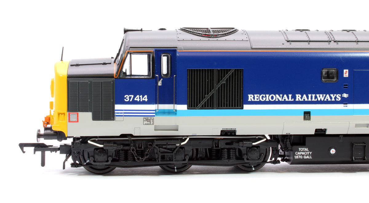 Pre-Owned 35-338 Class 37/4 37414 'Cathays C&W Works 1846-1993' BR Regional Railways Diesel Locomotive - DCC Fitted
