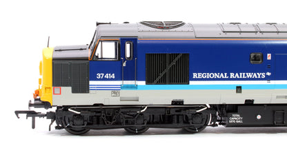 Pre-Owned 35-338 Class 37/4 37414 'Cathays C&W Works 1846-1993' BR Regional Railways Diesel Locomotive - DCC Fitted