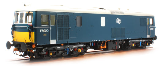 Class 73/1 BR Blue E6020 with Light Grey Roof and SYP no Grey Band Electro Diesel Locomotive