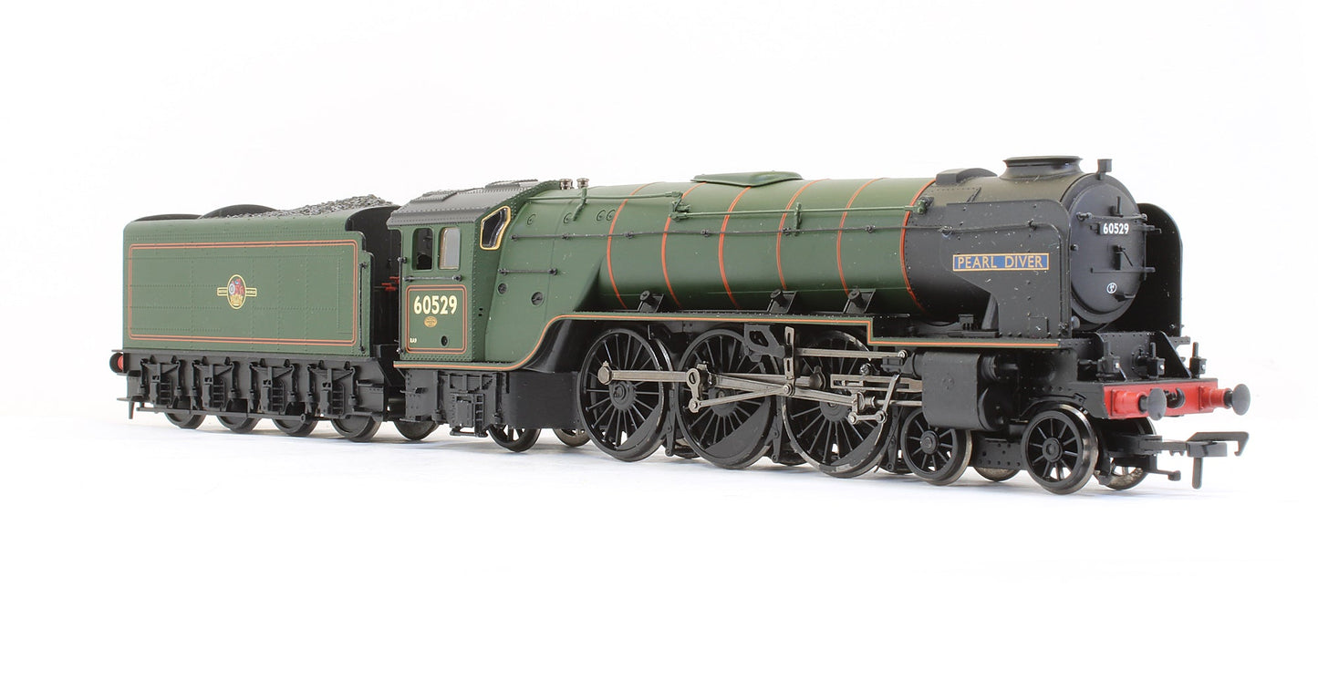 Pre-Owned Class A2 60529 'Pearl Diver' BR Green Late Crest Steam Locomotive - DCC Fitted
