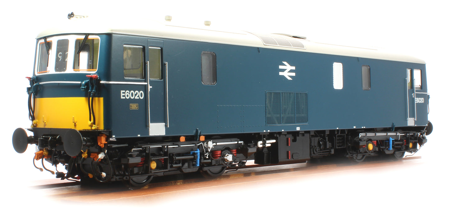 Class 73/1 BR Blue E6020 with Light Grey Roof and SYP no Grey Band Electro Diesel Locomotive