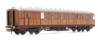 Pre-Owned BR Teak 61' 6" Corridor Brake Composite Coach 'E10125' - Custom Weathered
