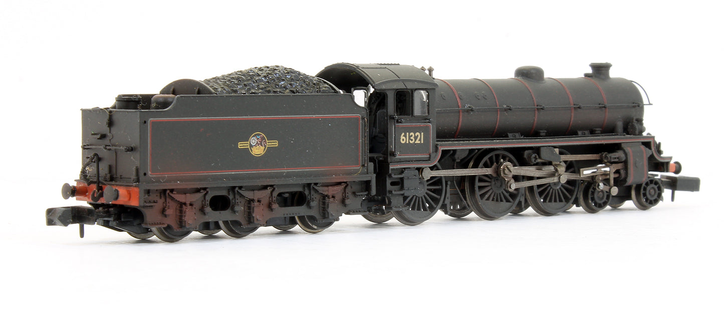 Pre-Owned Class B1 '61321' BR Black Late Crest Steam Locomotive (Weathered)