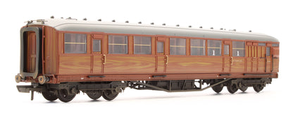 Pre-Owned BR Teak 61' 6" Corridor Brake Composite Coach 'E10125' - Custom Weathered