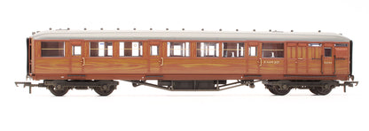 Pre-Owned BR Teak 61' 6" Corridor Brake Composite Coach 'E10125' - Custom Weathered