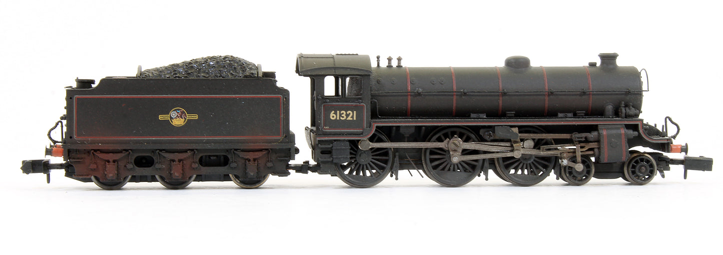 Pre-Owned Class B1 '61321' BR Black Late Crest Steam Locomotive (Weathered)