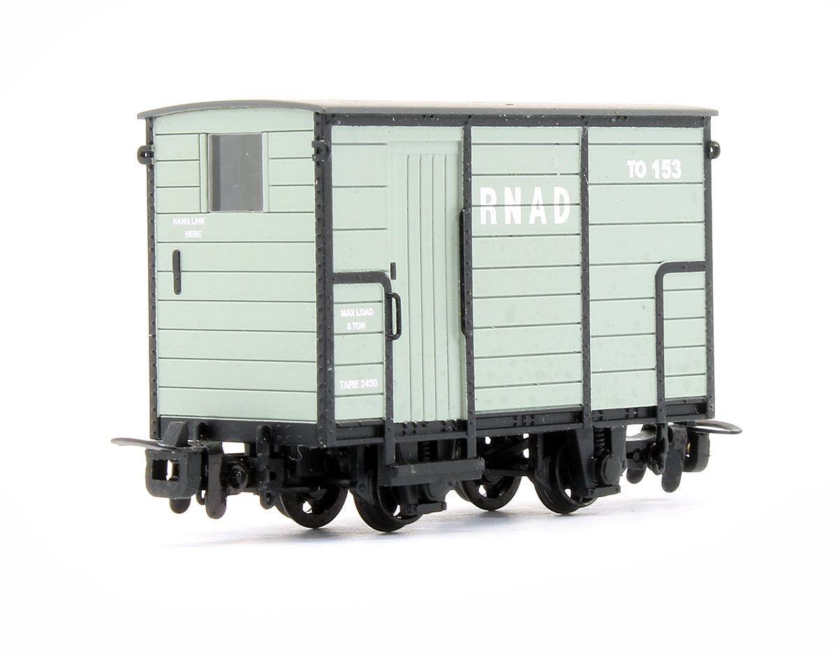 Pre-Owned 393-100 RNAD Enclosed -End Brake Van RNAD Grey