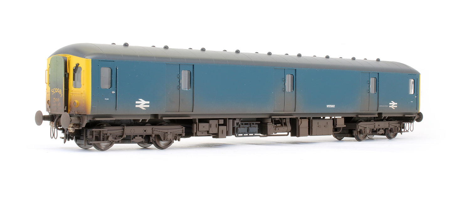 Class 128 BR Blue Full Yellow Ends W55992 DPU 'Scooby Doo' - Weathered