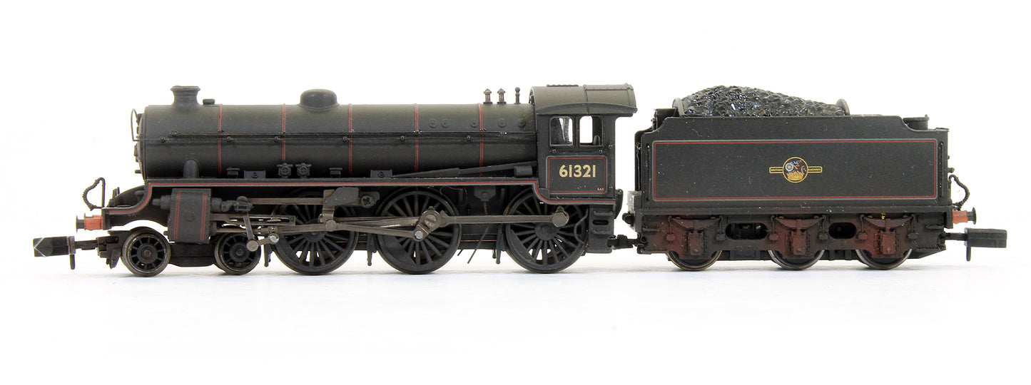 Pre-Owned Class B1 '61321' BR Black Late Crest Steam Locomotive (Weathered)