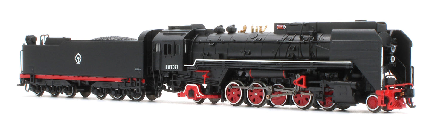 China Railways QJ #7071 2-10-2 Steam Locomotive