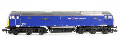 Pre-Owned 371-655 Class 57605 First Great Western 'Totnes Castle' Diesel Locomotive - DCC Sound
