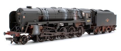 BR Standard 9F (Tyne Dock) with BR1B Tender 92097 BR Black (Late Crest) Steam Locomotive - Weathered