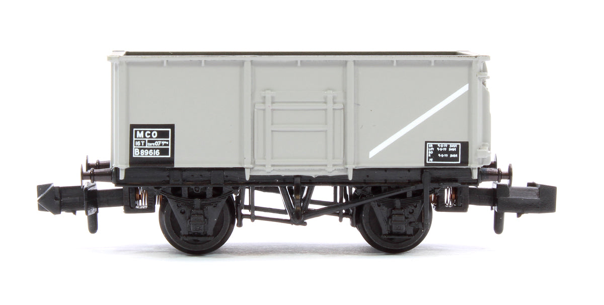 BR 16T Steel Mineral Wagon BR Grey (TOPS) No. B89616