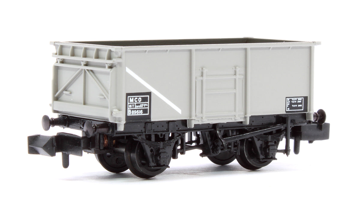 BR 16T Steel Mineral Wagon BR Grey (TOPS) No. B89616