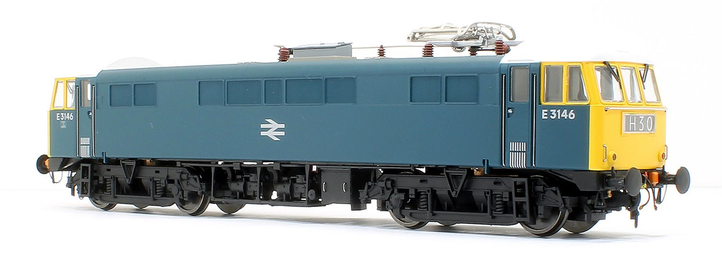 Pre-Owned 8653 Class 86/0 'AL6' Bo-Bo Electric Locomotive BR Rail Blue E3146 Full Yellow Ends - DCC Fitted