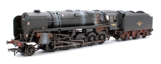 BR Standard 9F (Tyne Dock) with BR1B Tender 92060 BR Black (Late Crest) Steam Locomotive - Weathered