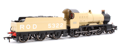 GWR 43xx 2-6-0 Mogul 5322 Khaki Steam Locomotive - DCC FItted