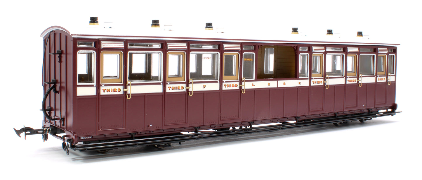 Lynton & Barnstaple Open 3rd Red/Ivory No.7 1902-1922 - DCC Fitted