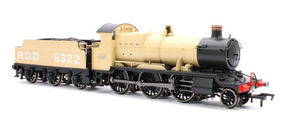 GWR 43xx 2-6-0 Mogul 5322 Khaki Steam Locomotive - DCC FItted