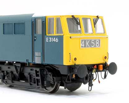 Pre-Owned 8653 Class 86/0 'AL6' Bo-Bo Electric Locomotive BR Rail Blue E3146 Full Yellow Ends - DCC Fitted