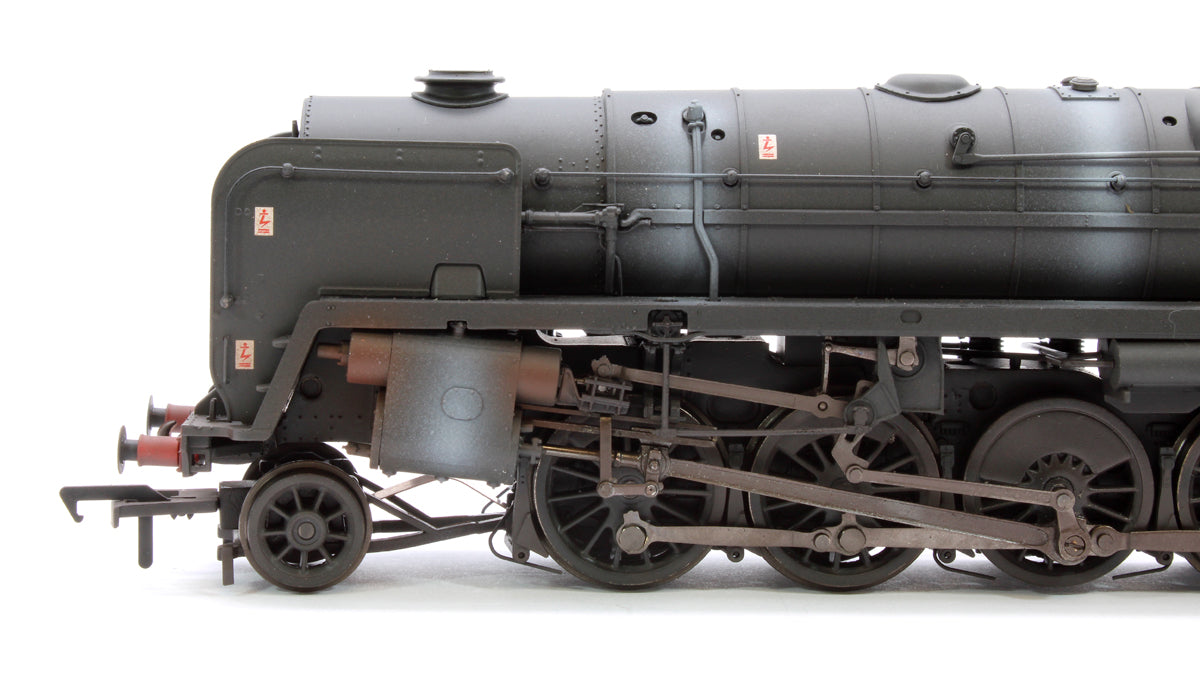 BR Standard 9F (Tyne Dock) with BR1B Tender 92060 BR Black (Late Crest) Steam Locomotive - Weathered