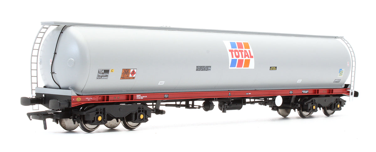 Pre-Owned 102T TEA Bogie Tank Wagon TOTAL (Grey) Triple Pack