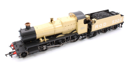 GWR 43xx 2-6-0 Mogul 5322 Khaki Steam Locomotive - DCC FItted