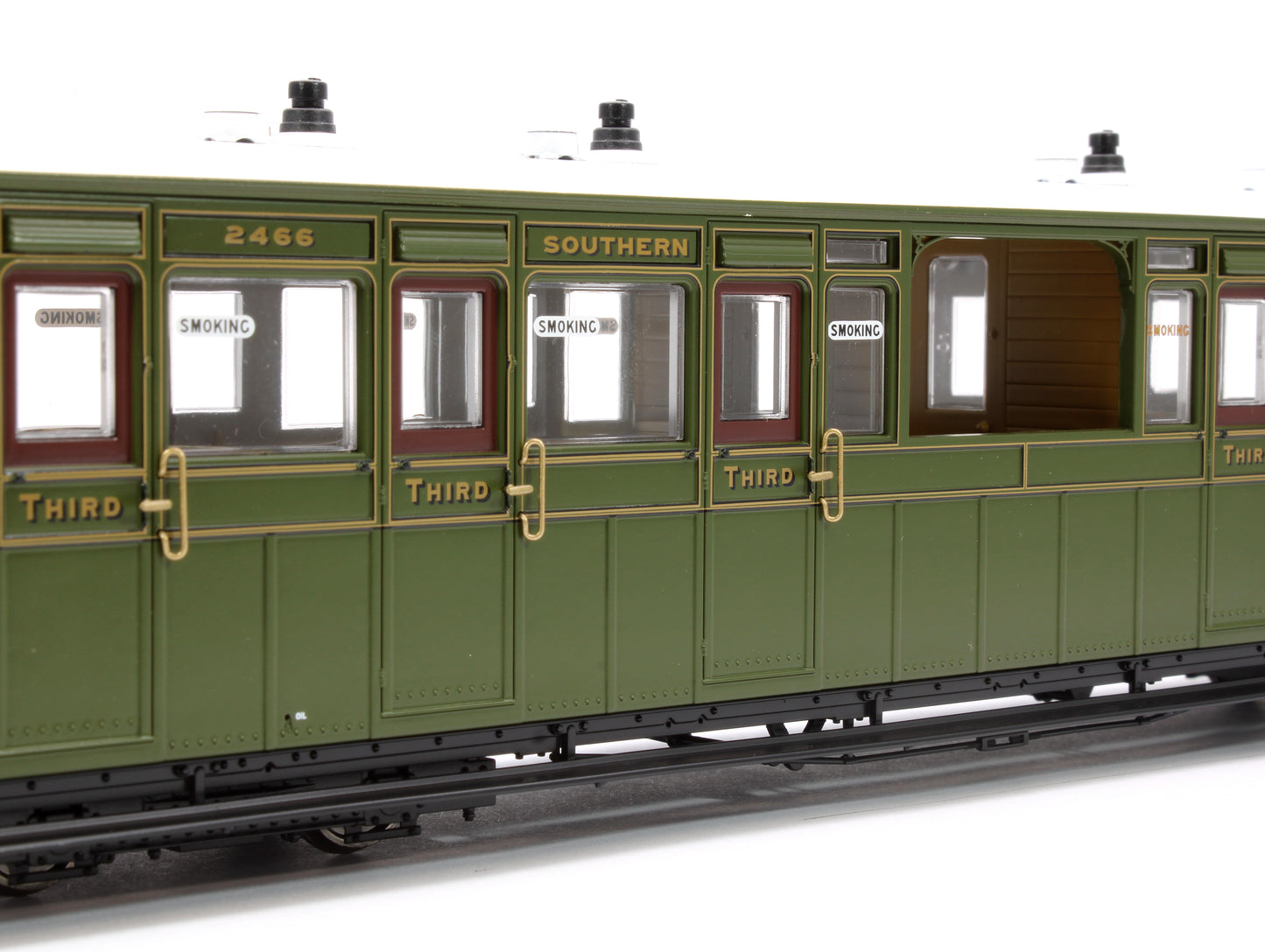 Lynton & Barnstaple Open 3rd Southern SR Olive Green 2466 1924-1935 - DCC Fitted