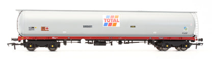 Pre-Owned 102T TEA Bogie Tank Wagon TOTAL (Grey) Triple Pack