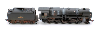 BR Standard 9F (Tyne Dock) with BR1B Tender 92060 BR Black (Late Crest) Steam Locomotive - Weathered & DCC Sound