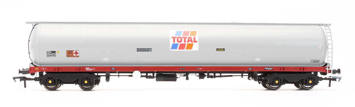 Pre-Owned 102T TEA Bogie Tank Wagon TOTAL (Grey) Triple Pack