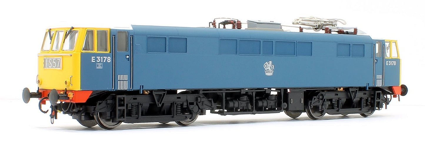 Pre-Owned 8652 Class 86/0 'AL6' Bo-Bo Electric Locomotive BR Blue E3178 with full yellow ends, white cab roof and red bufferbeams