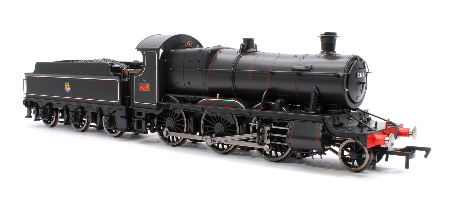 GWR 43xx 2-6-0 Mogul 5370 BR Lined Black Early Crest Steam Locomotive