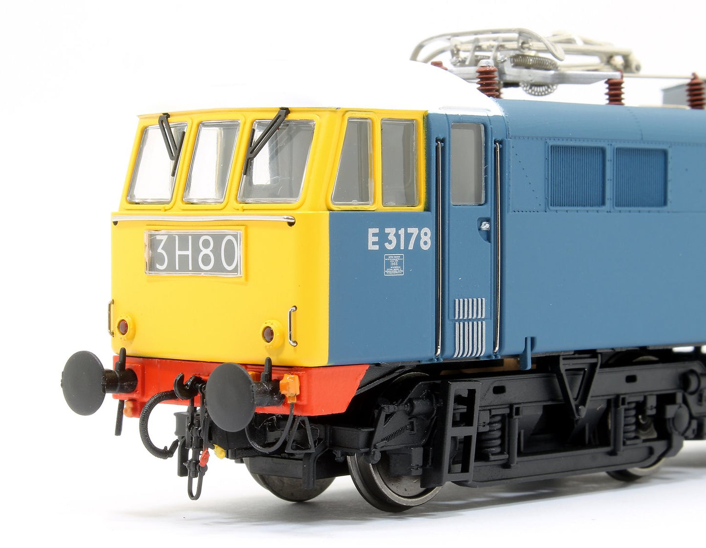 Pre-Owned 8652 Class 86/0 'AL6' Bo-Bo Electric Locomotive BR Blue E3178 with full yellow ends, white cab roof and red bufferbeams