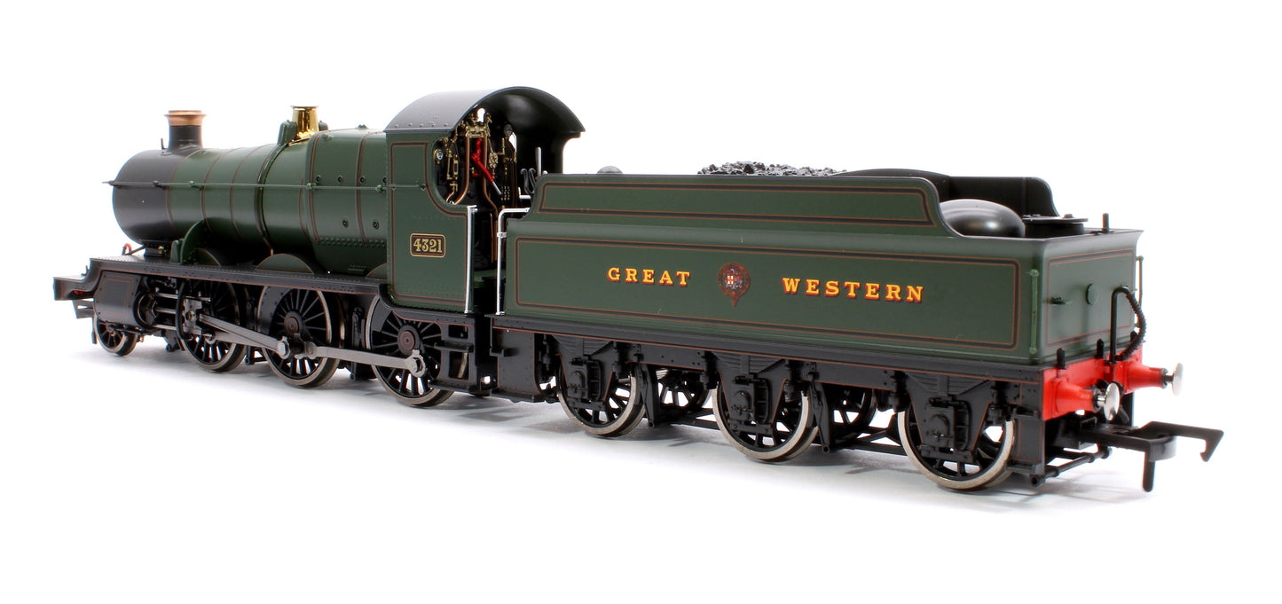 Pre-Owned 4S-043-009 GWR 43xx 2-6-0 Mogul 4321 Lined & Lettered Great Crest Western Steam Locomotive