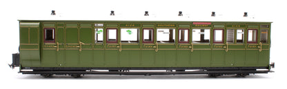 Pre-Owned LHT-7NP-006D Lynton & Barnstaple Brake 3rd Southern SR Olive Green 4108 1924-1935 - DCC Fitted