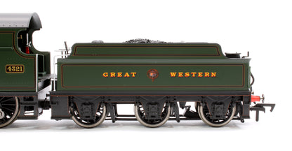 GWR 43xx 2-6-0 Mogul 4321 Lined & Lettered Great Crest Western Steam Locomotive - DCC Fitted