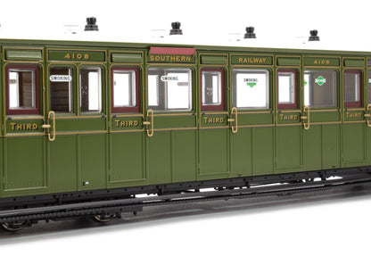 Pre-Owned LHT-7NP-006D Lynton & Barnstaple Brake 3rd Southern SR Olive Green 4108 1924-1935 - DCC Fitted