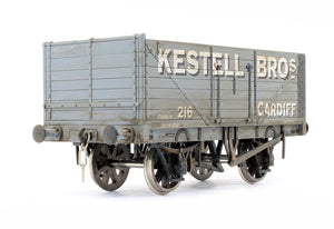 Pre-Owned 'Kestell' 7 Plank Wagon No.216 (Custom Weathered)