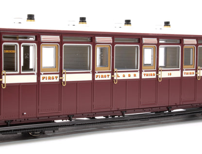 Lynton & Barnstaple Brake Composite Red/Ivory No.15 1902-1922 DCC Fitted