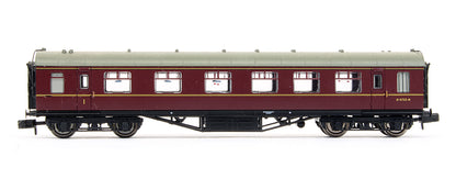 Pre-Owned 374-852 Stanier Composite First & Second Coach BR Maroon 'M9755M'