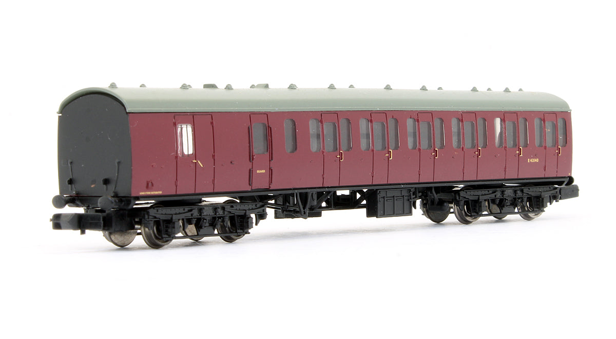 Pre-Owned MK1 Suburban Brake End Coach BR Crimson 'M 43140'